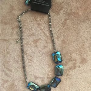 Bling silver necklace